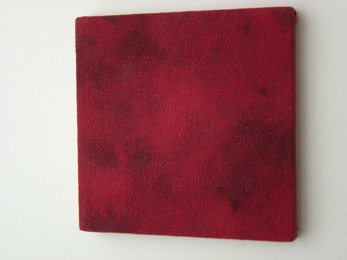 Guy Overfelt untitled (all my red shop rags from working on my Trans AM) 1996 - 2012..